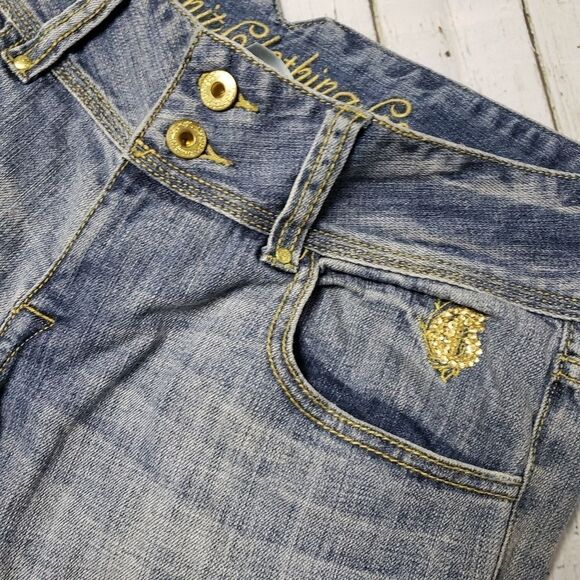 G-UNIT y2k low rise Jeans bling unusual pockets. SO CUTE! - Picture 6 of 16